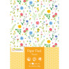 96F PAPIER IMPRIMES 21X29,7CM MOTIFS FLEURS